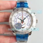 JF Factory Rolex Yachtmaster 2 White Dial Men Watch - Swiss 7750